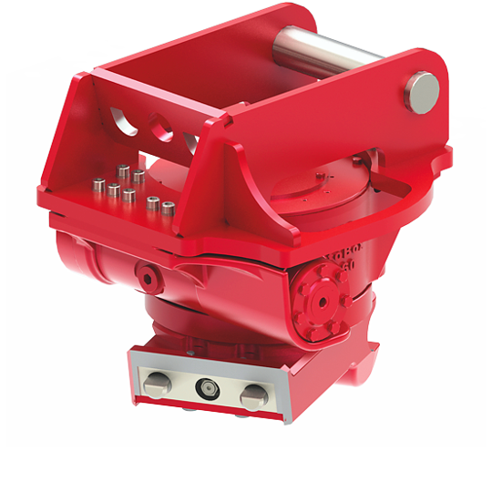 Rotator mit baggerseitiger SW-Aufhängung (Sandwich)