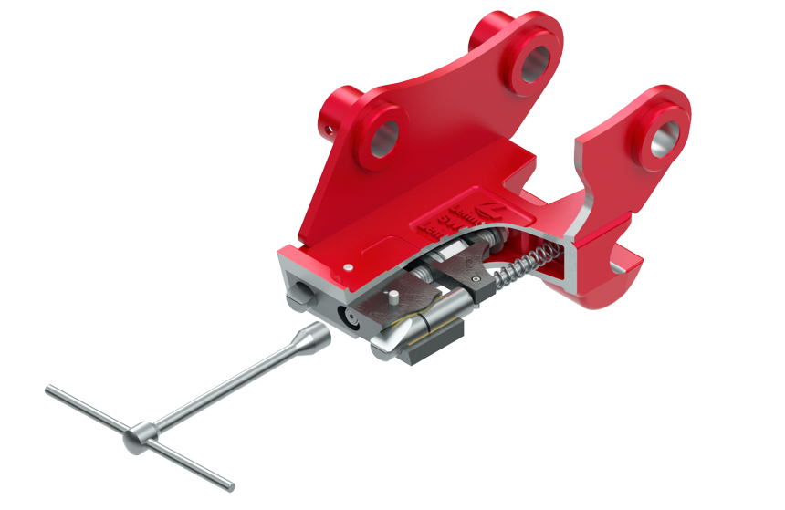 Mechanische Schnellwechsler, Schnellwechselsysteme für Minibagger ...